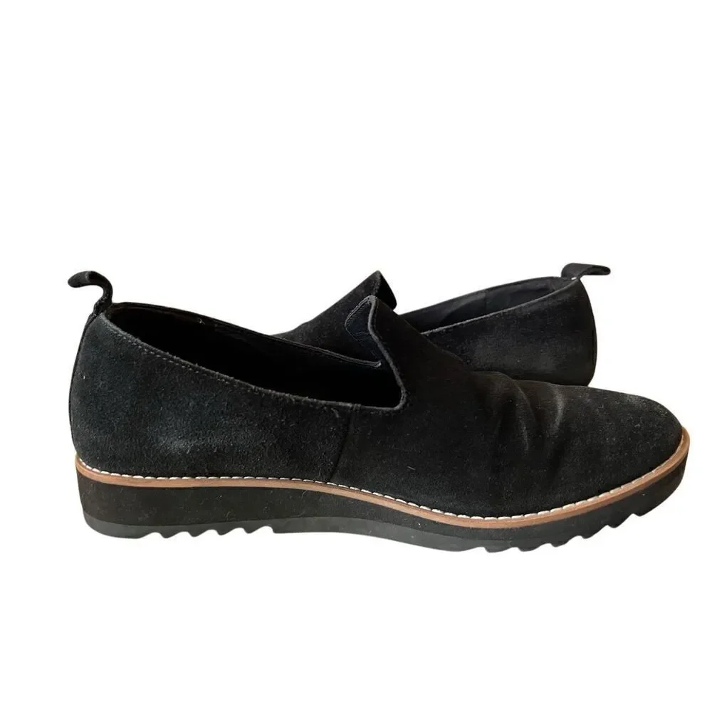 Eileen Fisher Ella Suede Loafer sz 8.5